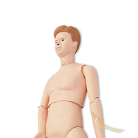 Maniquí de Simulación Masculino Multifuncional de PVC, Modelo NM2111, Tamaño Adulto, para Entrenamiento de Enfermería y Ciencias Médicas en Escuelas