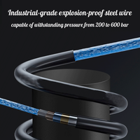 Pompe automatique industrielle, moteur multifonctionnel, nettoyage à l'eau froide haute pression, lave-auto électrique avec fonction sans résidus