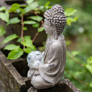 [ข้อเสนอพิเศษ] <span class=keywords><strong>พระพุทธ</strong></span>รูปเรืองแสงสไตล์เซนจากเอเชียตะวันออกเฉียงใต้ สำหรับตกแต่งสวนก<span class=keywords><strong>ลา</strong></span>งแจ้ง สนามหญ้า <span class=keywords><strong>ลา</strong></span>นบ้าน และระเบียง - Product Image 3