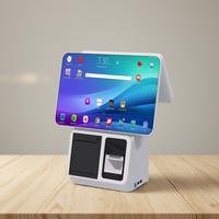 Système tout-en-un Android avec écran tactile de 15,6 pouces, terminal de caisse POS, machine POS pour restaurant et commerce de détail