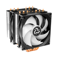 JGINYUE Pendingin CPU ARGB Kipas Komputer Multi-Fungsi Kecepatan Variabel 9cm/12cm Tipe Menara Desktop Pendingin Udara Senyap