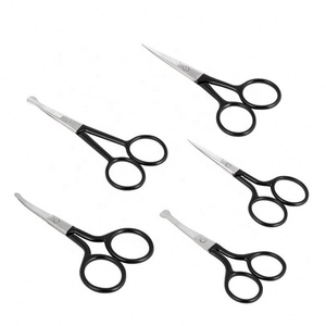 Eliter-Tijeras rectas y curvadas duraderas, de acero inoxidable, para uñas, cejas, gran oferta - Product Image 1