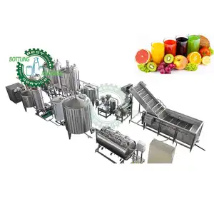 2000L/H 4000L/H 2ton/h 4ton/h complete grape pineapple tomato vegetable flavored juice blending line plant