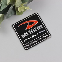Plaque signalétique métallique moulée sous pression personnalisée en usine, gravée, sérigraphiée, adhésive, en aluminium, en étain, en acier vierge