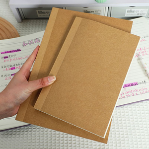 Cuaderno de Papel Kraft Extra Grueso B5 al por Mayor de Fábrica, Simple, 100 <span class=keywords><strong>Hojas</strong></span>, Líneas Horizontales Gruesas y Ampliadas, Cuaderno <span class=keywords><strong>A5</strong></span> - Product Image 5