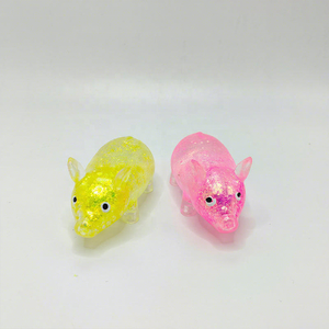 Jouet sensoriel anti-stress en forme de cochon en TPR scintillant, le plus populaire, pour enfants, garçons et filles - Product Image 3