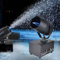 Machine de pulvérisation de neige tête mobile télécommande effet de scène Machine de fabricant de neige artificielle pour scène de fête de noël