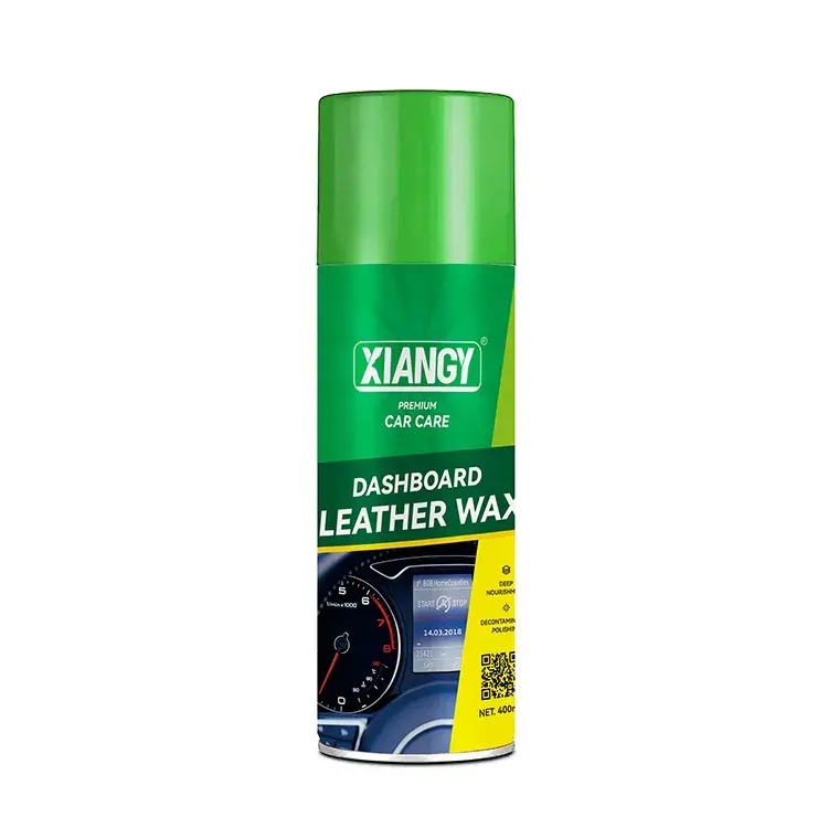 Car Interior Leather Seat Dashboard Leather Cleaner Spray Wax Leather Care Spray For Cars Trucks