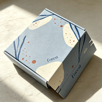 Boîte d'expédition en carton ondulé personnalisée Forest Packing pour le commerce électronique, avec logo personnalisé, bande de déchirement en papier, auto-adhésive, pour cadeaux