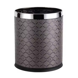 Cubo de basura para vestíbulo de Hotel, cubo de basura, elegante, de lujo, duradero, respetuoso con el medio ambiente, contenedor de plástico para espacio interior comercial - Product Image 1