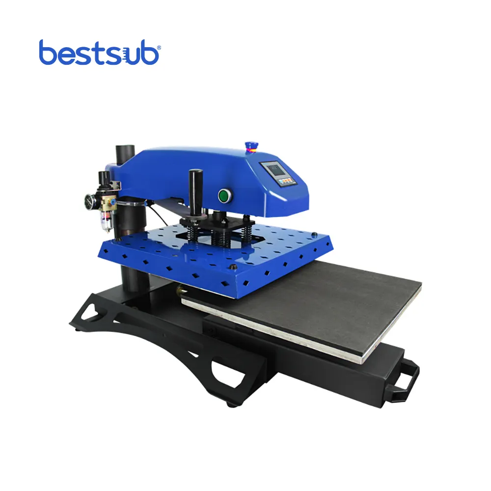MATE-YQ45 Bestsub Sublimation T Shirt Printing Mate Pneumatic Drawer Heat Press Machine 40*50