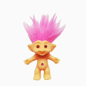 <strong>Indian</strong> Ugly <strong>Doll</strong> PVC Retro Troll <strong>Doll</strong> 80s Nostalgic <strong>Doll</strong> Long Hair Magic Hair Toy Decompression Custom Toy - Product Image 5