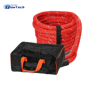 Cuerda de Remolque Cinética de Alta Resistencia de 25 mm x 9 m, Correa de Rescate de Nylon para Todoterreno, para SUV, Camioneta, Vehículo 4x4 - Product Image 1