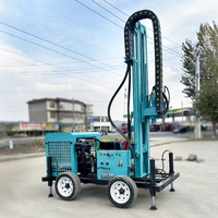 Foreuses hydrauliques portables bon marché de 100 m, 200 m, 300 m pour le forage de puits d'eau