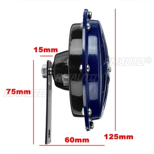 แตรลมไฟฟ้าคู่ ขนาดกะทัดรัด 12V 1000DB เสียงดังพิเศษ ใช้ได้กับรถยนต์ รถบรรทุก รถจักรยานยนต์ กันน้ำ - Product Image 4