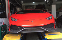 Pour Lamborghini Huracan LP610 MS Style diffuseur de séparateur de lèvre avant en carbone