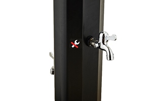 Cyen 2026 Nouveau Design Économie d'Énergie Noir 35 Litres Douche d'Hôtel <span class=keywords><strong>Double</strong></span> pour Deux Personnes Douche de Piscine Extérieure Douche de Jardin - Product Image 6