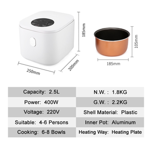 <span class=keywords><strong>Meilleur</strong></span> <span class=keywords><strong>cuiseur</strong></span> à riz électrique intelligent multifonction antiadhésif - Mini portable pour la maison, les bébés, les voyages, OEM - Product Image 5