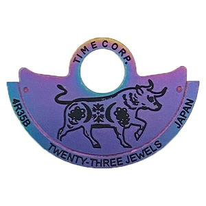 Piezas de movimiento de reloj NH35 Arco Iris 12 elementos de animales del horóscopo Lunar chino 4R35B rotor NH36 parche Rotor de letras de hoja de Metal - Product Image 5