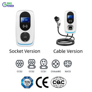 Cargador de CA Rápido para Vehículos Eléctricos de 7kw 11kw 22kw, Montado en la Pared, OCPP1.6 GB/T - Product Image 1