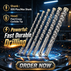 Groothandel Hoge Kwaliteit SDS Plus Schacht Kruiskop Carbide Punten Hamerboorbits Titanium Zandgestraald Metselwerk Boren OEM/ODM - Product Image 2