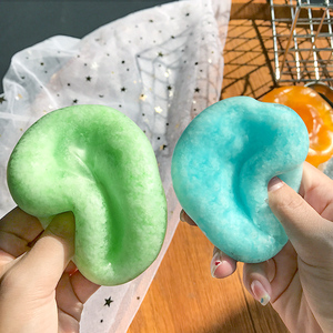 Boule de gelée arc-en-ciel à l'huile de coco, boule de glace souple faite à la main, jouet sensoriel anti-stress amusant, cadeau d'anniversaire, soulagement de l'anxiété - Product Image 3