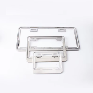 Soporte para Matrícula de Coche con Marco, Estándar Estadounidense (con Marca Registrada), Recomendado por Fabricantes Mayoristas, Ajuste Estándar - Product Image 1