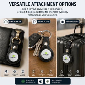Localizador Antipérdida Inalámbrico en Tiempo Real para Llaves y Carteras, Compatible con Apple Find My y Google Find Air Tag - Product Image 3