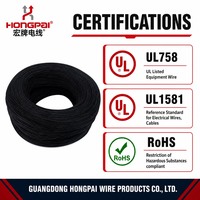 Cable de Teflón de Alta Temperatura HONGPAI UL1332, Aislado con FEP, Cobre Estañado, 18A 300V 200C, Resistente a Ácidos y Aceites, RoHS UL758 UL1581, Fábrica OEM
