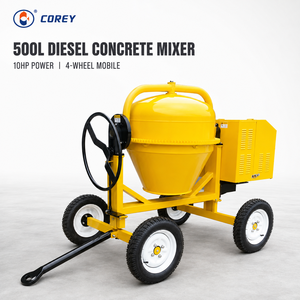เครื่องผสมคอนกรีต Corey CM350-4C ประสิทธิภาพสูง 25-30 รอบต่อนาที 6 แรงม้า ระบายความร้อนด้วยอากาศ เครื่องยนต์ดีเซล กำลังผสม 7.5 กิโลวัตต์ ความเร็ว 4-5 เมตรต่อชั่วโมง รับประกัน 2 ปี - Product Image 1
