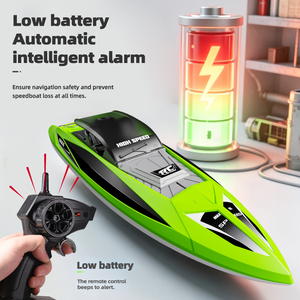 Nuevo LHD-891, Lancha RC de Alta Velocidad de 2.4GHz Anti-Interferencia, <span class=keywords><strong>30</strong></span> <span class=keywords><strong>Km</strong></span>/h, Motor Dual, Doble Hélice, con Caja de Regalo - Product Image 3