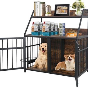 Pet <b>dog</b> home kennel with door <b>medium</b>-sized <b>dog</b> <b>cage</b> indoor <b>dog</b> kennel <b>dog</b> house simple factory direct wholesale cross-border - Product Image 1