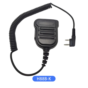 วอล์คกี้ทอล์คกี้ไมโครโฟนลำโพงติดไหล่ H88B-K กันน้ำ IP54 สำหรับโมโตโรล่า เคน-วูด บาอฟเฟงวิทยุสองทางร้อนแรง - Product Image 2