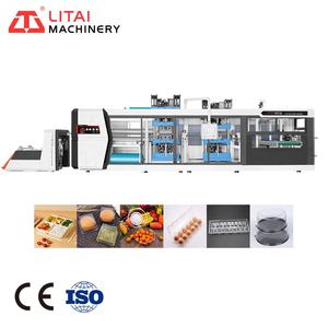 Pvc Descart able Termo formado Einweg-Haustier zum Mitnehmen Fast-Food-Box-Behälter herstellungs maschine - Product Image 1