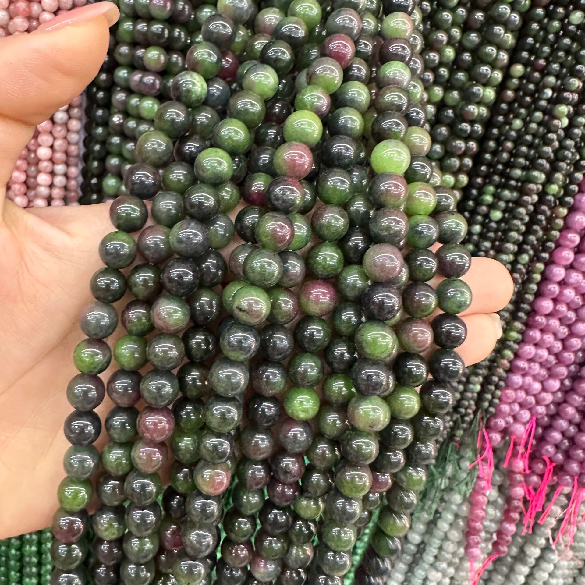 Imitation Ruby in Zoisite