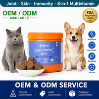 Friandises à Mâcher Douces pour Chiens et Chats : Glucosamine, Chondroïtine, Probiotiques pour Articulations, Peau et Système Immunitaire, Soutien Digestif Sensible – Complément Alimentaire pour Animaux