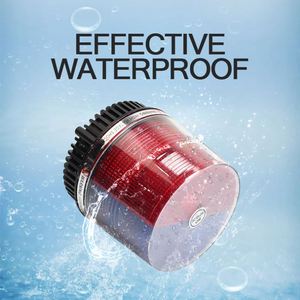 12V 24V LED Strobe Cảnh Báo Ánh Sáng Không Thấm Nước Màu Đỏ Màu Xanh Xoay Đèn Hiệu Ánh Sáng Xe Khẩn Cấp Đèn Flash Nhấp Nháy Đèn - Product Image 2