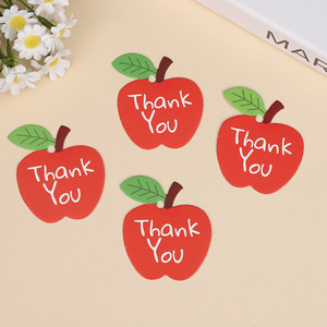 Étiquettes en papier en forme de pomme pour cadeaux, artisanat et usage intérieur - Product Image 1