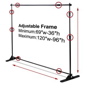 Soporte de Fondo de 8'x10' con Sistema de Soporte para <span class=keywords><strong>Ferias</strong></span> Comerciales, Fotografía y Video - Product Image 3