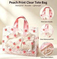 Sacs de courses en plastique épais en stock, sacs d'emballage robustes, expédition rapide