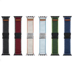 Correa de reloj deportiva cómoda de nailon con cierre magnético para <span class=keywords><strong>Apple</strong></span> <span class=keywords><strong>Watch</strong></span> 11 10 Ultra IWatch 9 8 7 <span class=keywords><strong>6</strong></span> 5 SE - Product Image 1