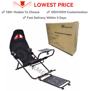 Ghế chơi game mô phỏng lái xe điều chỉnh được GY018-2, buồng lái mô phỏng đua xe, cần số, có thể gấp gọn dành cho G29 - Product Image 5