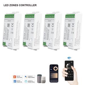 4 Bölgeli MESH Uzaktan Kumanda Grup ve Senkronizasyon Tuya Akıllı Zigbee Kontrol Cihazı Renk Değiştirme Müzik Dekorasyon Dimmer Led Kontrol MC101Z - Product Image 1