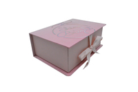 Boîte cadeau rigide pliable magnétique biodégradable et recyclable, écologique, avec gaufrage, doublure en éponge, emballage de luxe, pelliculage mat