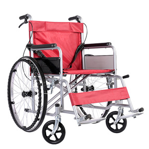 Silla de ruedas manual portátil, ultraligera y reforzada para uso doméstico de personas mayores y discapacitadas - Product Image 1