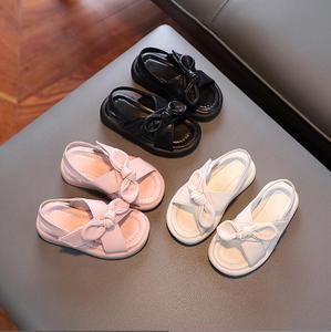 New Hot Bán Bé Trai Dép Đế Mềm Cô Gái Non-Slip Trẻ Mới Biết Đi Thời Trang Mùa Hè Quan Hệ Nhân Quả Giày Bãi Biển Bow Dép Trẻ Em - Product Image 2