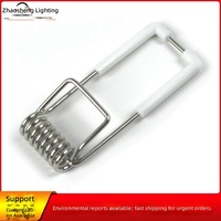 Clip de fixation à ressort pour downlight, attache rapide en U, accessoire de quincaillerie à ressort de torsion pour éclairage LED, luminaire de plafond en acier inoxydable