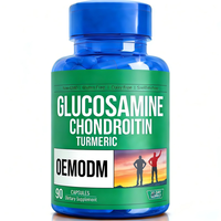 Fabrication OEM de capsules de glucosamine et de chondroïtine |   Complément alimentaire quotidien pour les articulations des adultes, 90 capsules