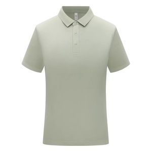 เสื้อโปโลผ้าฝ้ายสำหรับทุกเพศ สีดำ สีขาว สีน้ำเงินกรมท่า ฤดูร้อน ระบายอากาศได้ดี ชุดทำงาน แขนสั้น ปกคอพับ ชุดยูนิฟอร์ม - Product Image 4