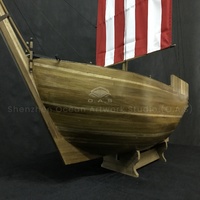 Modèle de voilier artisanal de haute qualité, cadeau nautique personnalisé, modèle de voilier DZH de 100 cm
